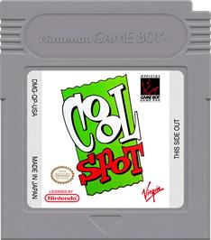 Cartridge artwork for Cool Spot on the Nintendo Game Boy.