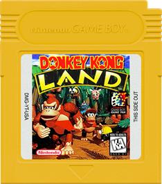 Cartridge artwork for Donkey Kong Land on the Nintendo Game Boy.