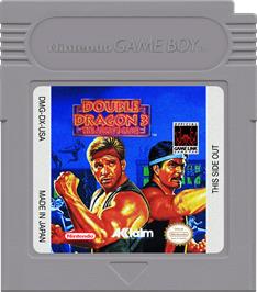 Cartridge artwork for Double Dragon 3 - The Arcade Game on the Nintendo Game Boy.