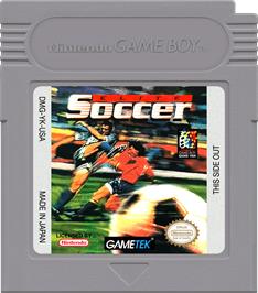 Cartridge artwork for Elite Soccer on the Nintendo Game Boy.
