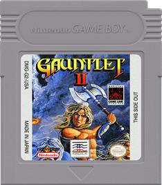 Cartridge artwork for Gauntlet 2 on the Nintendo Game Boy.