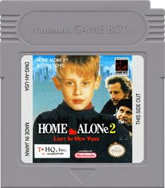Cartridge artwork for Home Alone 2 - Lost In New York on the Nintendo Game Boy.