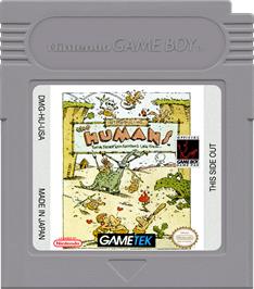 Cartridge artwork for Humans, The on the Nintendo Game Boy.