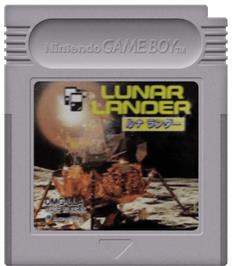 Cartridge artwork for Lunar Lander on the Nintendo Game Boy.