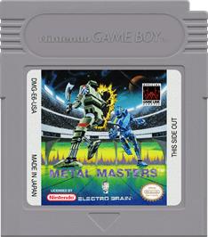 Cartridge artwork for Metal Masters on the Nintendo Game Boy.