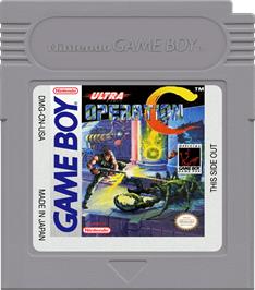 Cartridge artwork for Operation C on the Nintendo Game Boy.