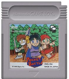 Cartridge artwork for Pocket Battle on the Nintendo Game Boy.