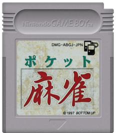 Cartridge artwork for Pocket Mahjong on the Nintendo Game Boy.