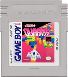 Cartridge artwork for Quarth on the Nintendo Game Boy.