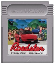 Cartridge artwork for Roadster on the Nintendo Game Boy.
