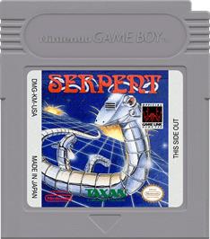 Cartridge artwork for Serpent on the Nintendo Game Boy.