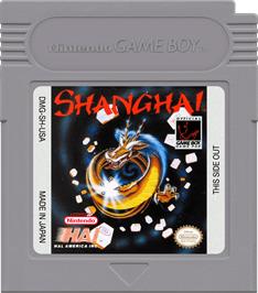 Cartridge artwork for Shanghai on the Nintendo Game Boy.