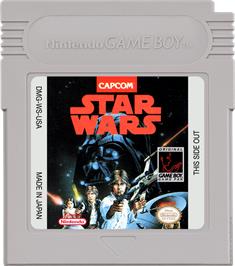Cartridge artwork for Star Wars on the Nintendo Game Boy.