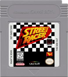 Cartridge artwork for Street Racer on the Nintendo Game Boy.