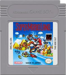 Cartridge artwork for Super Mario Land on the Nintendo Game Boy.
