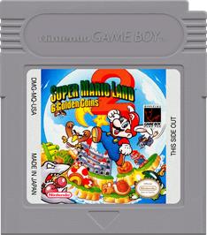 Cartridge artwork for Super Mario Land 2 - 6 Golden Coins on the Nintendo Game Boy.