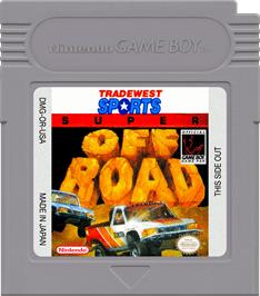 Cartridge artwork for Super Off Road on the Nintendo Game Boy.