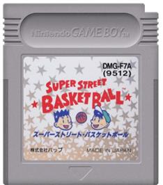 Cartridge artwork for Super Street Basketball on the Nintendo Game Boy.