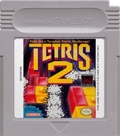 Cartridge artwork for Tetris 2 on the Nintendo Game Boy.