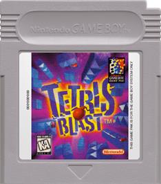 Cartridge artwork for Tetris Blast on the Nintendo Game Boy.