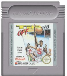 Cartridge artwork for Tip Off on the Nintendo Game Boy.