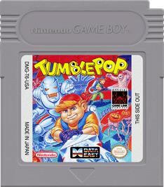 Cartridge artwork for Tumblepop on the Nintendo Game Boy.