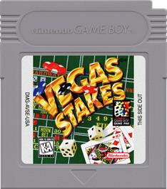 Cartridge artwork for Vegas Stakes on the Nintendo Game Boy.