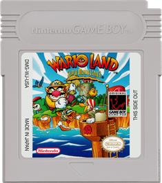 Cartridge artwork for Wario Land: Super Mario Land 3 on the Nintendo Game Boy.