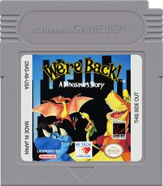 Cartridge artwork for We're Back! - A Dinosaur's Story on the Nintendo Game Boy.