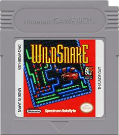 Cartridge artwork for Wild Snake on the Nintendo Game Boy.