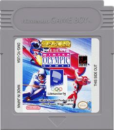 Cartridge artwork for Xvii Olympic Winter Games, The - Lillehammer 1994 on the Nintendo Game Boy.