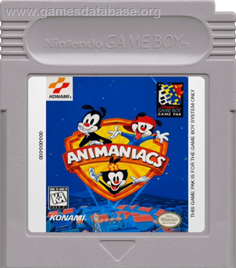 Animaniacs - Nintendo Game Boy - Artwork - Cartridge