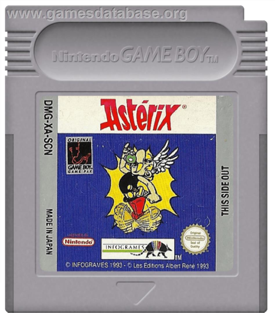 Astérix - Nintendo Game Boy - Artwork - Cartridge