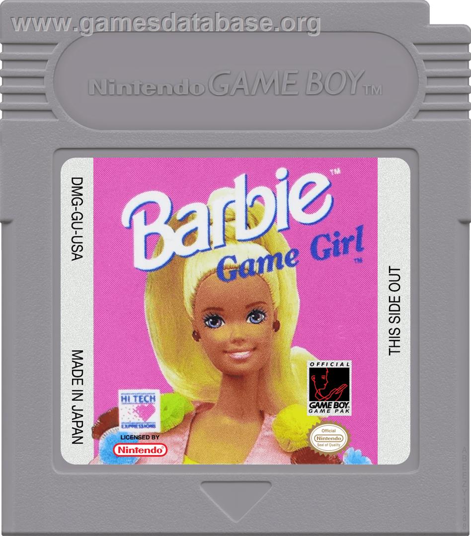 Barbie - Game Girl - Nintendo Game Boy - Artwork - Cartridge