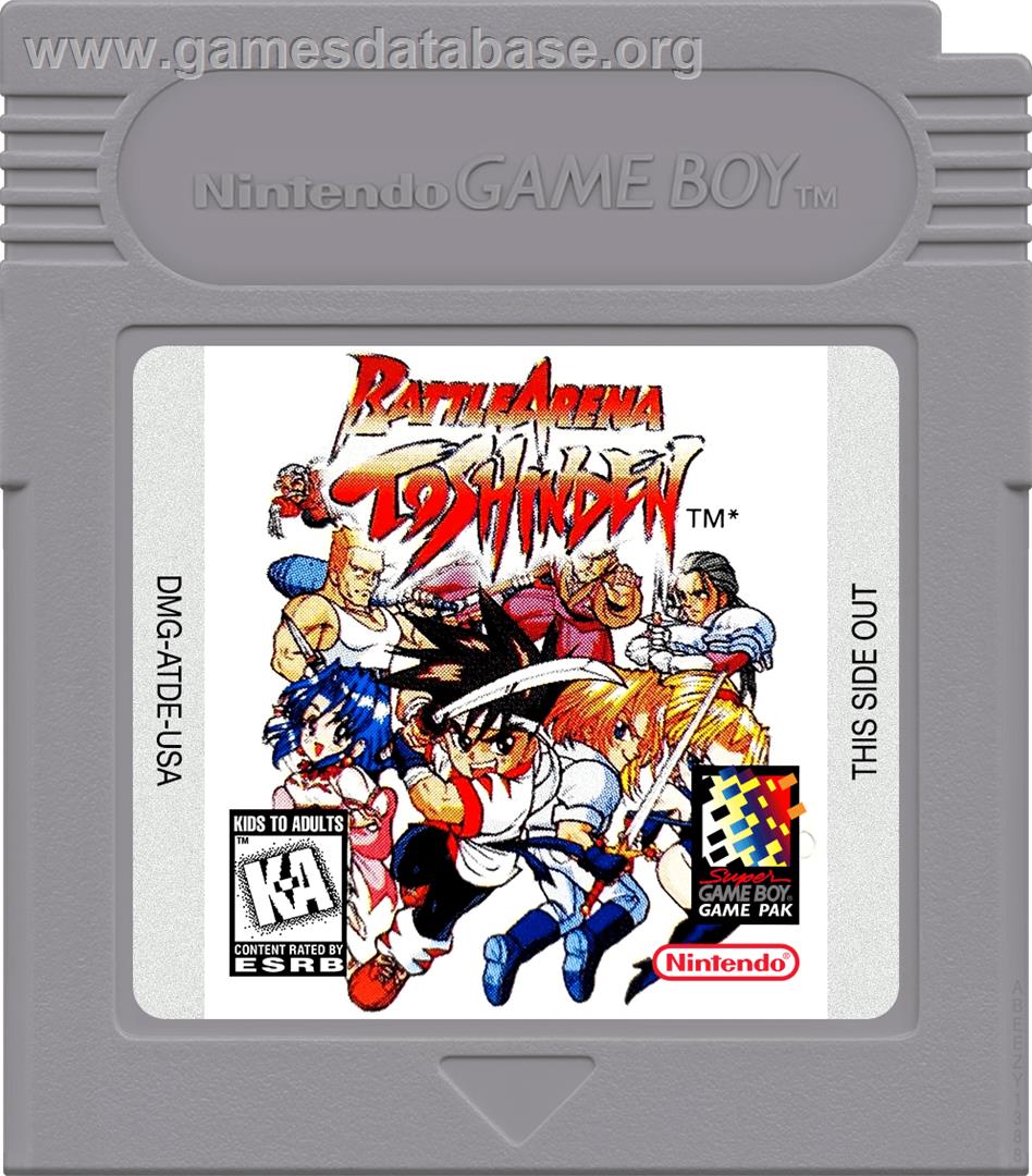 Battle Arena Toshinden - Nintendo Game Boy - Artwork - Cartridge