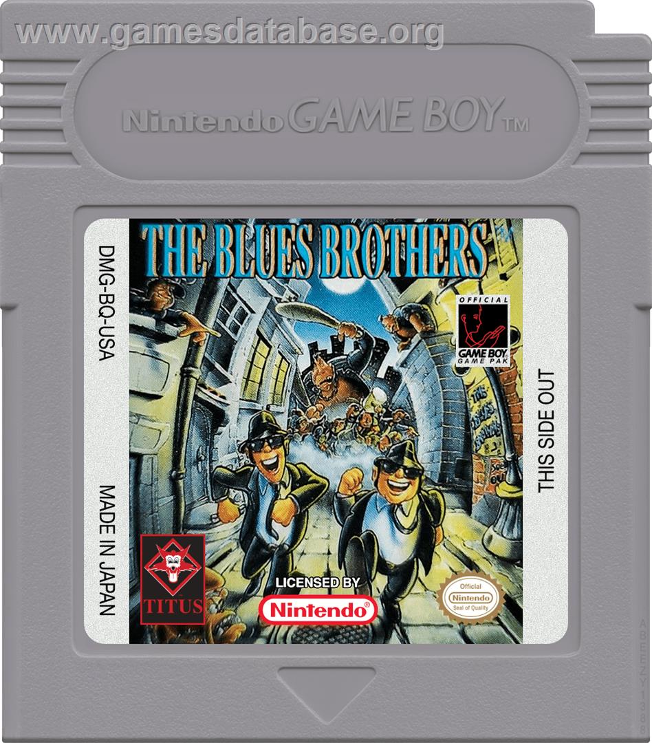 Blues Brothers, The - Nintendo Game Boy - Artwork - Cartridge