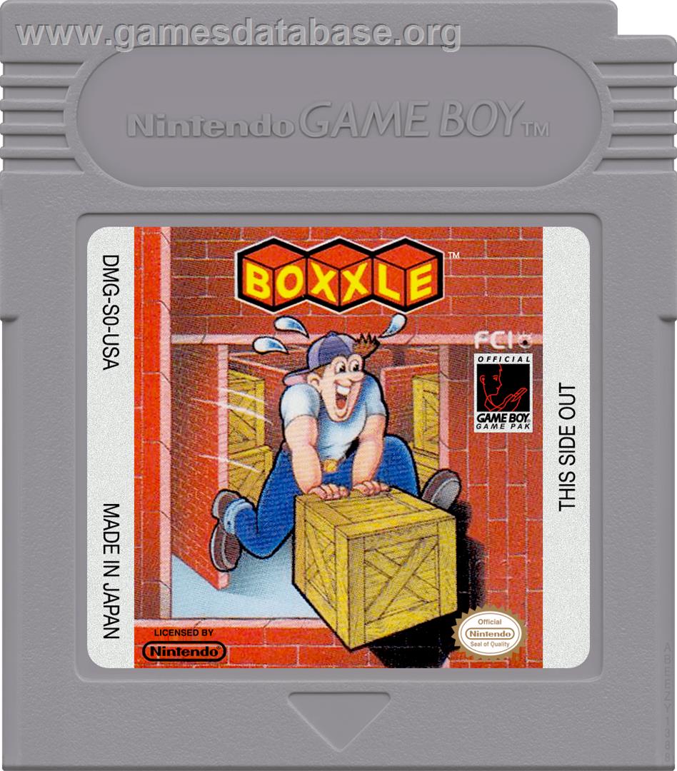 Boxxle - Nintendo Game Boy - Artwork - Cartridge