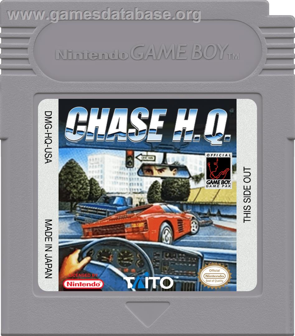 Chase H.q. - Nintendo Game Boy - Artwork - Cartridge
