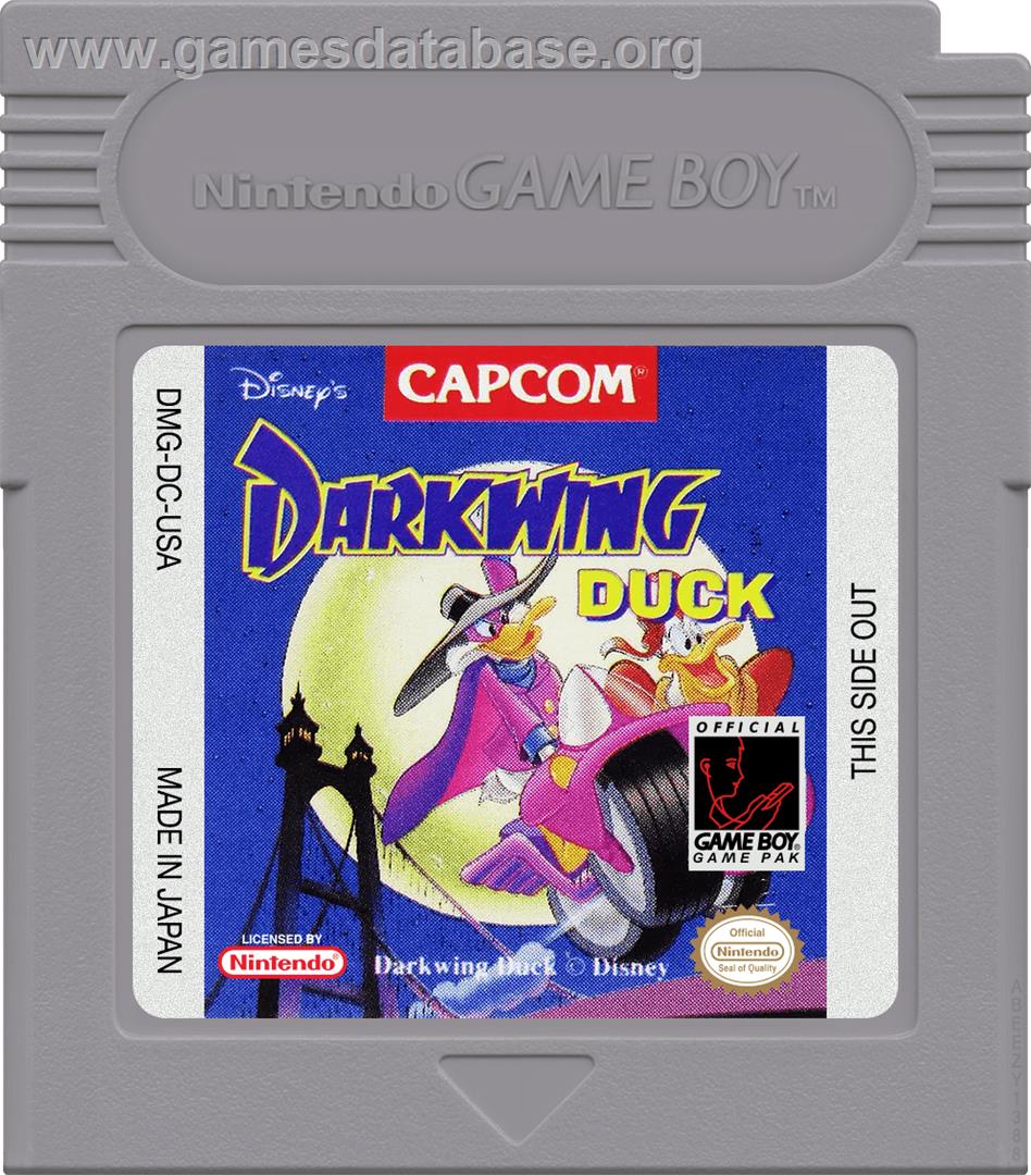 Disney's Darkwing Duck - Nintendo Game Boy - Artwork - Cartridge