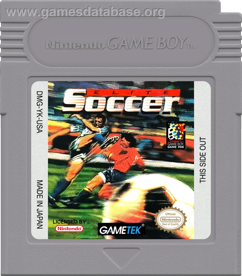 Elite Soccer - Nintendo Game Boy - Artwork - Cartridge