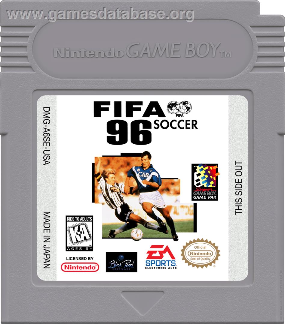 Fifa Soccer 96 - Nintendo Game Boy - Artwork - Cartridge