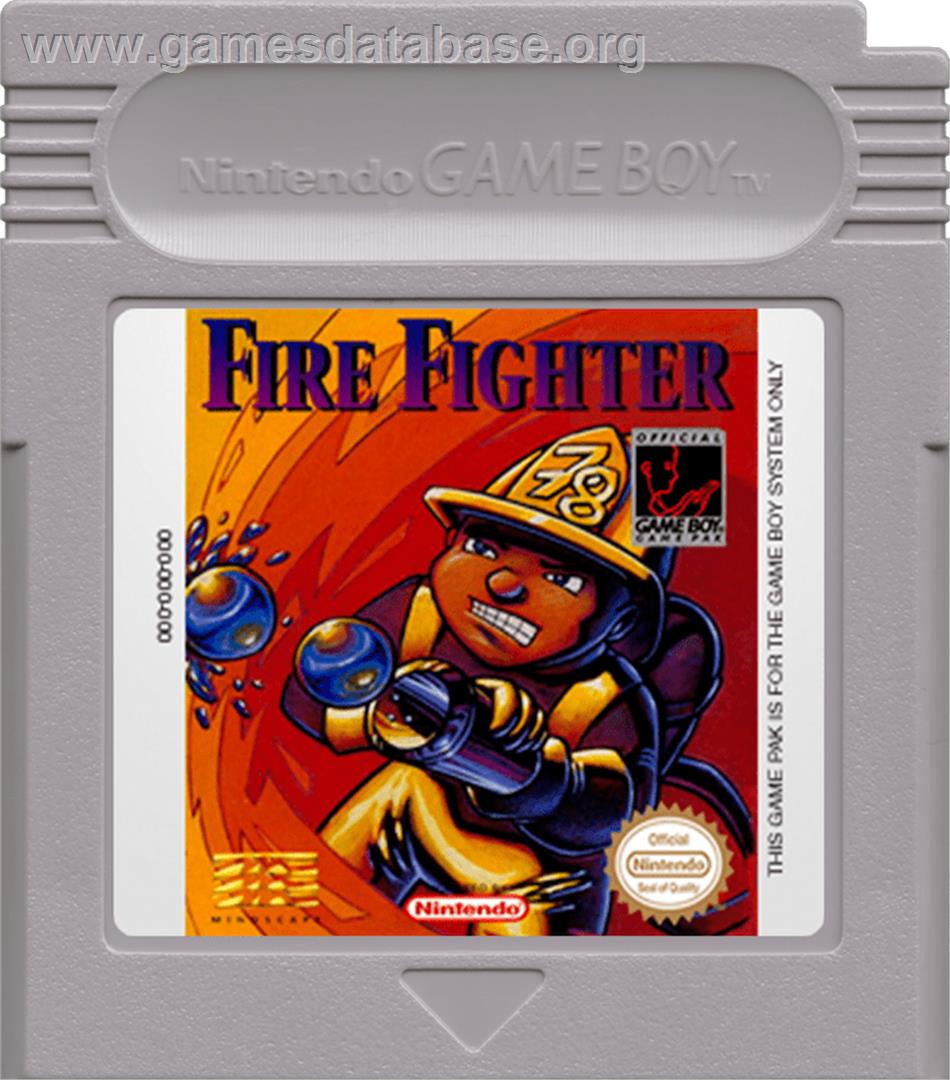 Fire Fighter - Nintendo Game Boy - Artwork - Cartridge