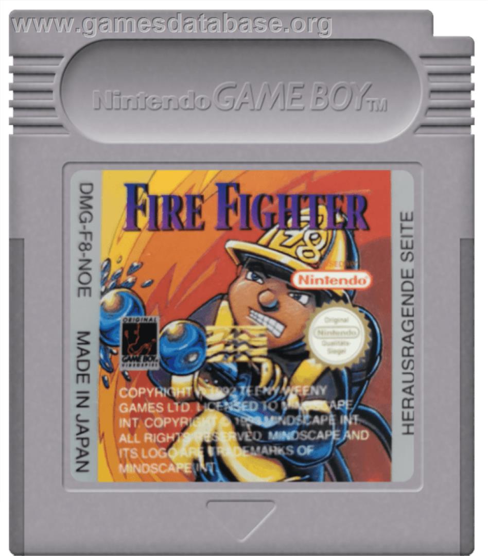 Fire Fighter - Nintendo Game Boy - Artwork - Cartridge