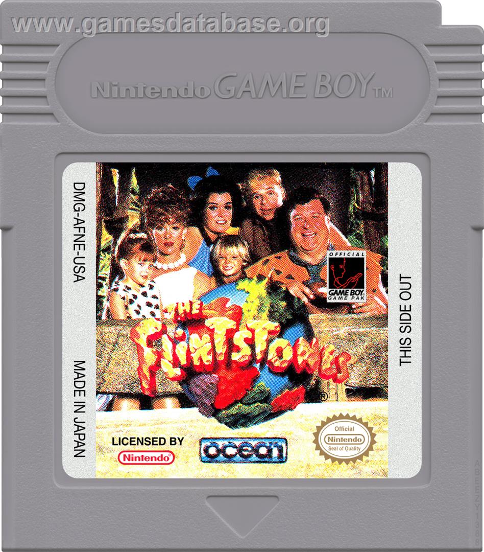 Flintstones, The - Nintendo Game Boy - Artwork - Cartridge