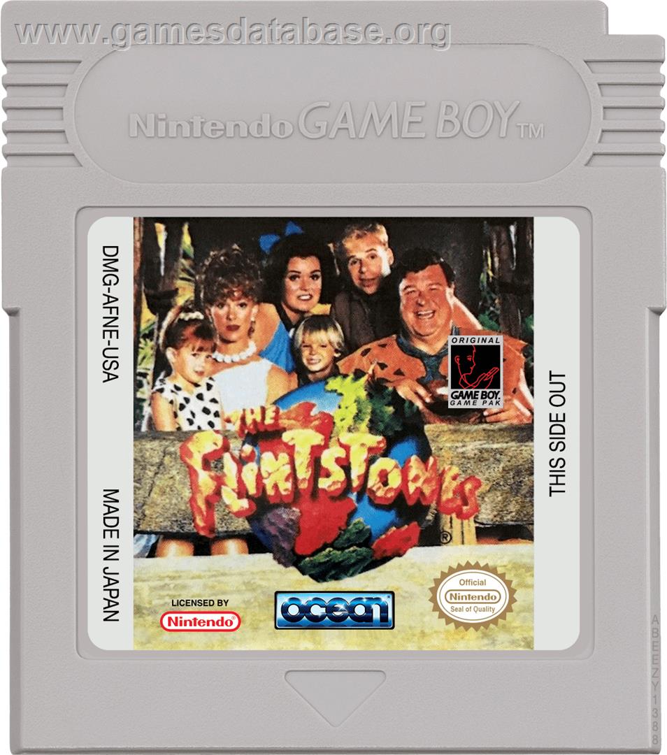 Flintstones - Nintendo Game Boy - Artwork - Cartridge