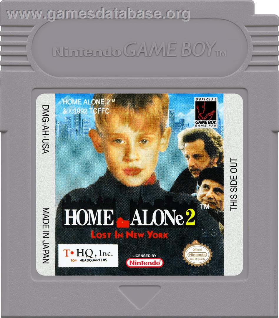 Home Alone 2 - Lost In New York - Nintendo Game Boy - Artwork - Cartridge