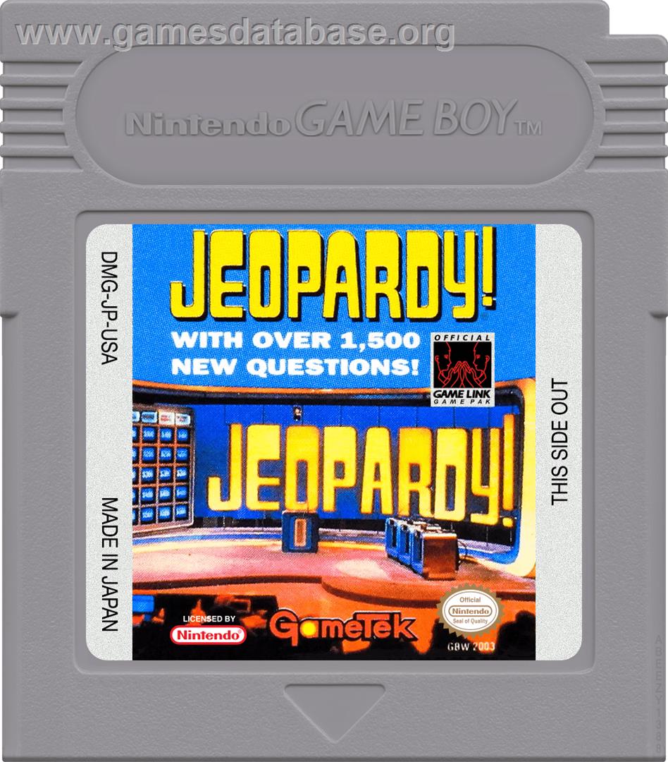 Jeopardy! - Nintendo Game Boy - Artwork - Cartridge