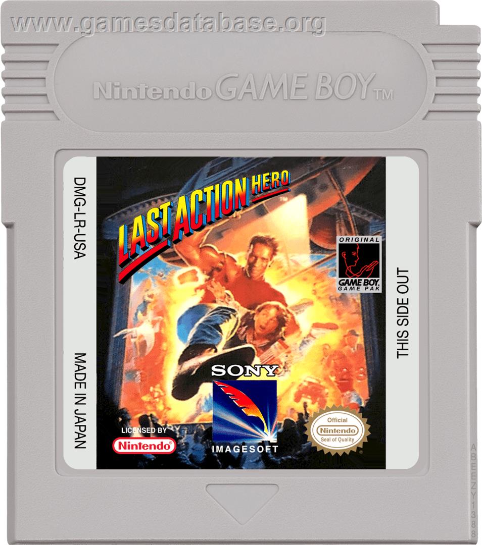 Last Action Hero - Nintendo Game Boy - Artwork - Cartridge