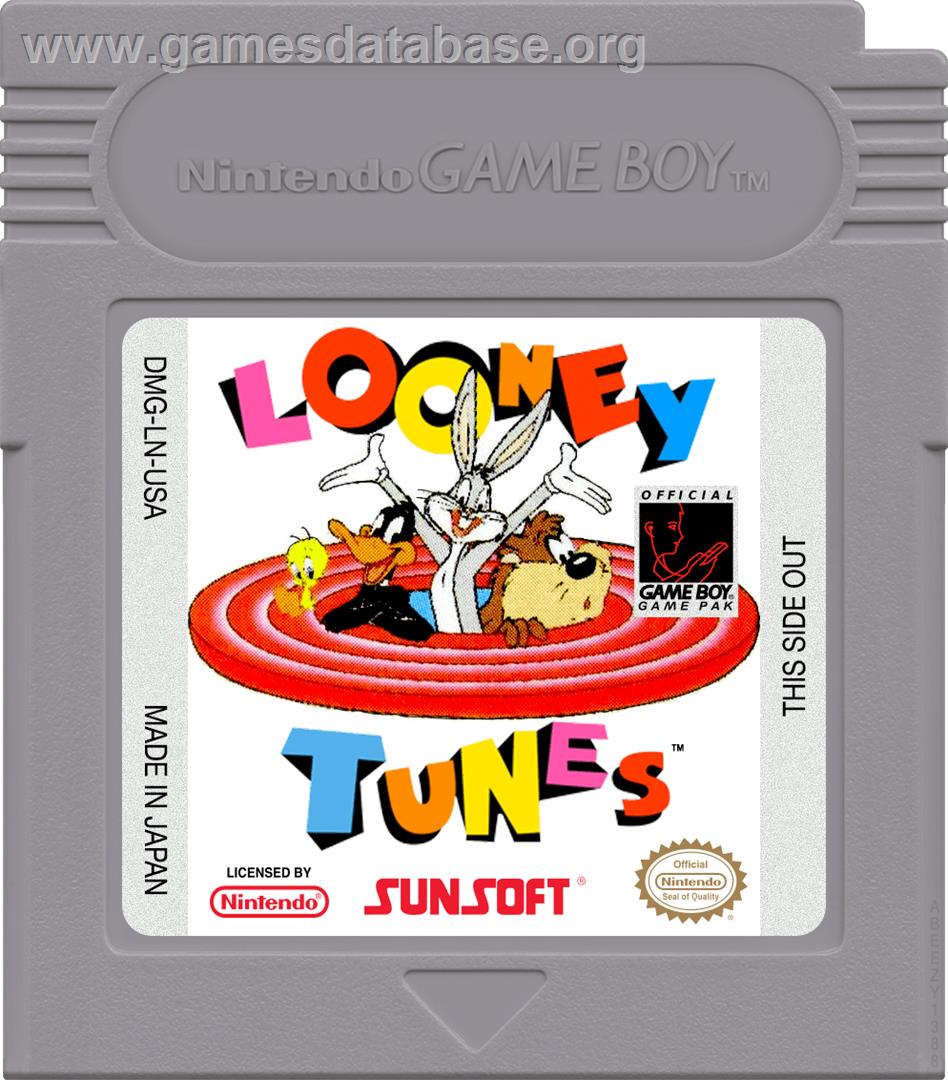 Looney Tunes - Nintendo Game Boy - Artwork - Cartridge