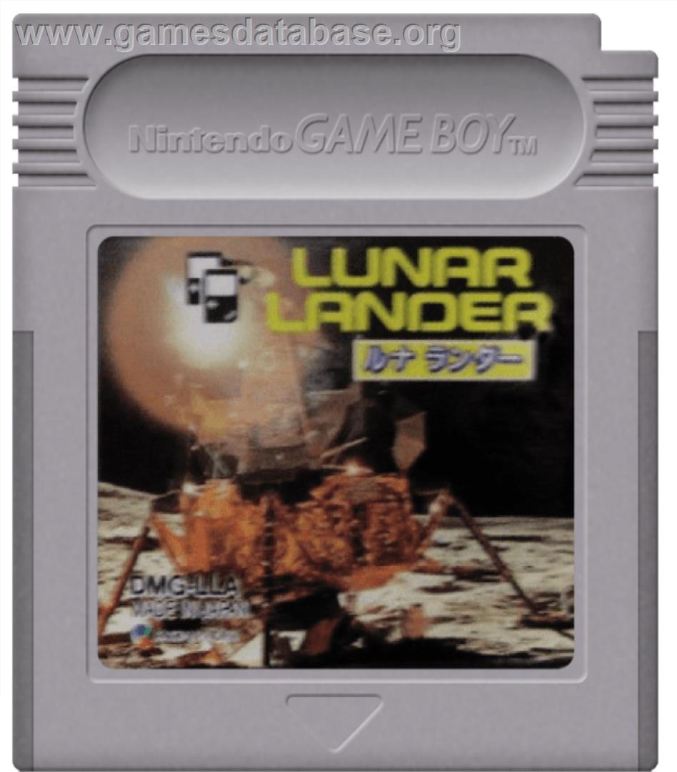 Lunar Lander - Nintendo Game Boy - Artwork - Cartridge